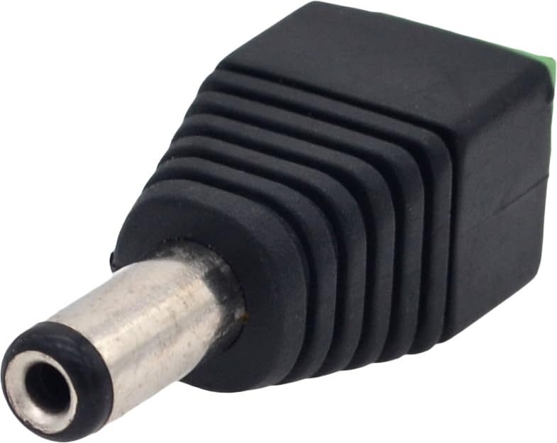 Triplett DC Male Plug to 2 Screw Down Terminal Block for CCTV Security Cameras 10 Pack TBMB10PK - Image 3