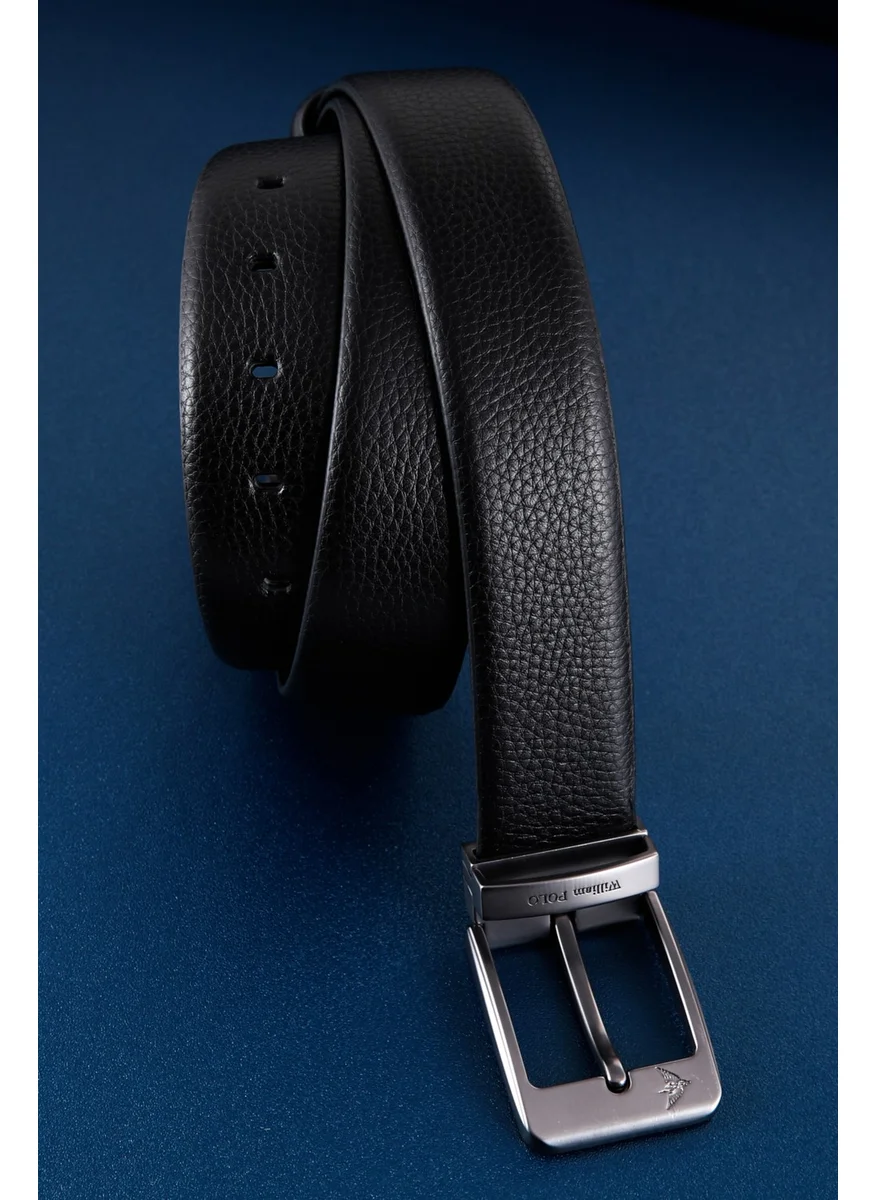 William Polo Williampolo Premium Italian Leather Men's Belt