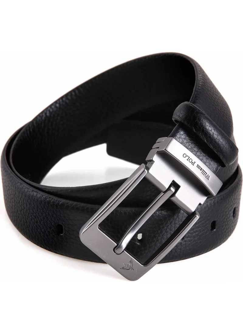 William Polo Williampolo Premium Italian Leather Men's Belt