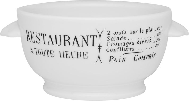 Pillivuyt Pillivuyt Brasserie Eared Onion Soup Bowl 15 Ounce Capacity - Image 1