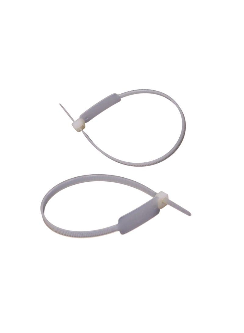 KSS Marker Cable Ties, UL Approved Nylon 66, 94V-2, Labeling Cable Ties - 100 Pieces/Pack - Image 2