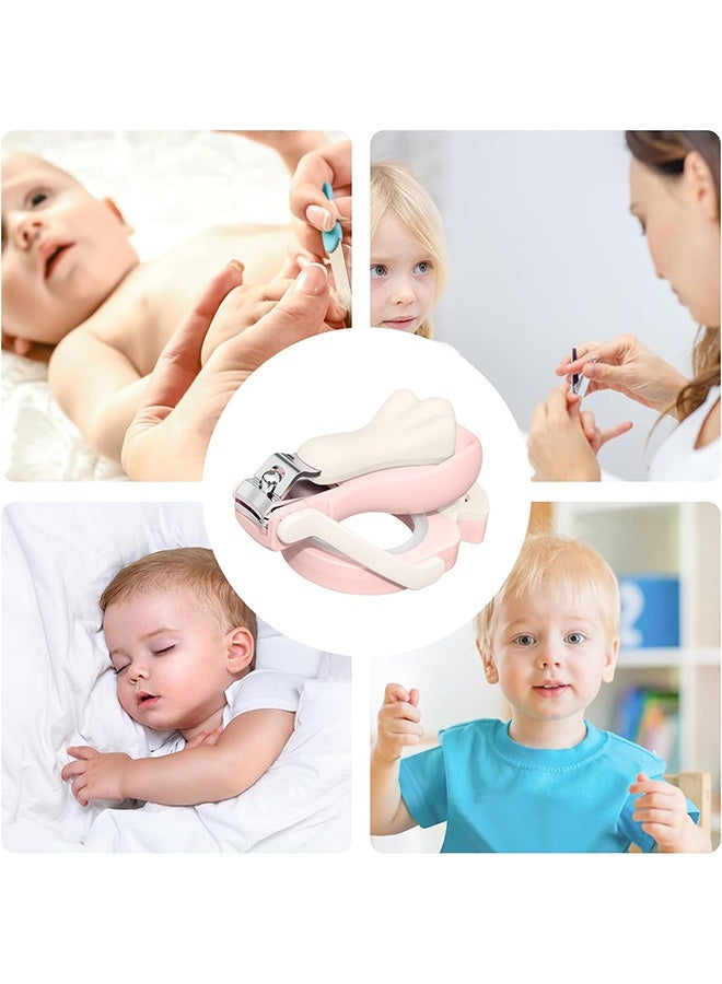 MXN Nail Trimmer for Baby,  Foldable Clipper, Fingernail Scissors with Magnifier and LED Light for Babies  - Image 5