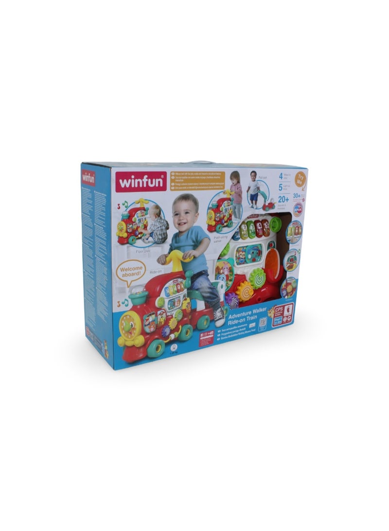 WinFun Adventure Walker Ride-On Train Toy - Image 1