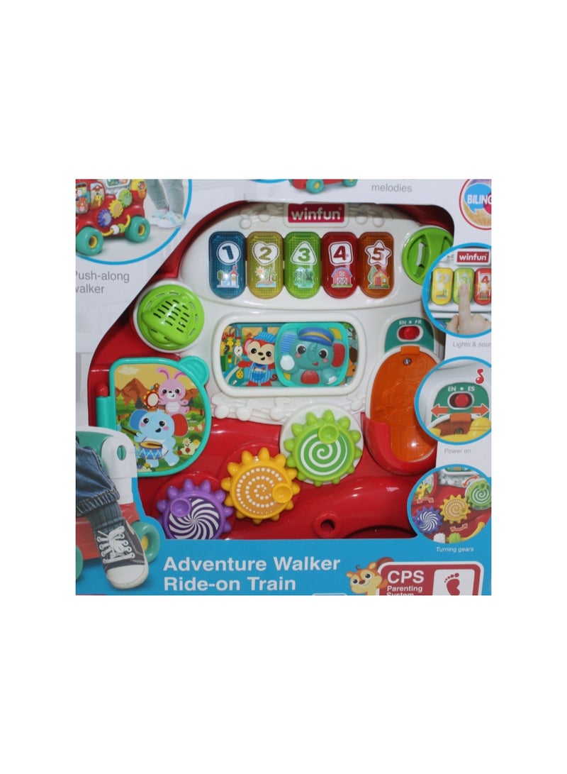 WinFun Adventure Walker Ride-On Train Toy - Image 3