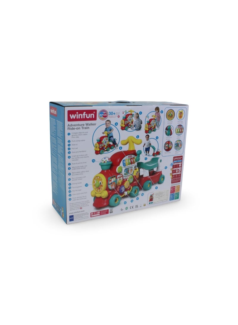 WinFun Adventure Walker Ride-On Train Toy - Image 2