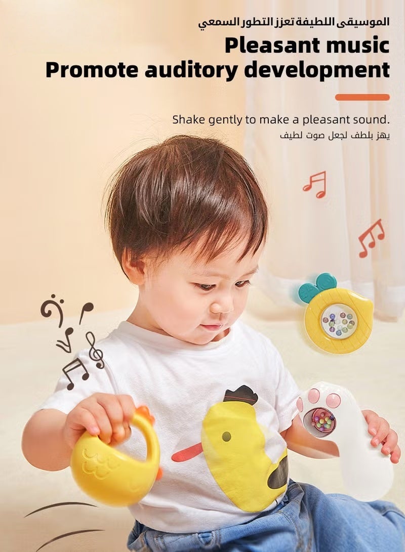 HOOKOR 11 PCS Baby Rattle Toy, Infant Teething Toys, Baby Teethers Set With Storage Box, Babies Toys Gifts for Boys And Girls 0-3-6-12-18 Months, Early Educational Toy Set - Image 5