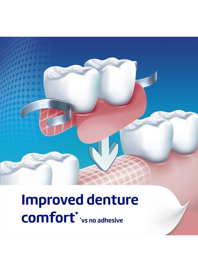 Poligrip - Denture Adhesive Cream, False Teeth and Partials Fixative, Ultra, 40 g - Image 1