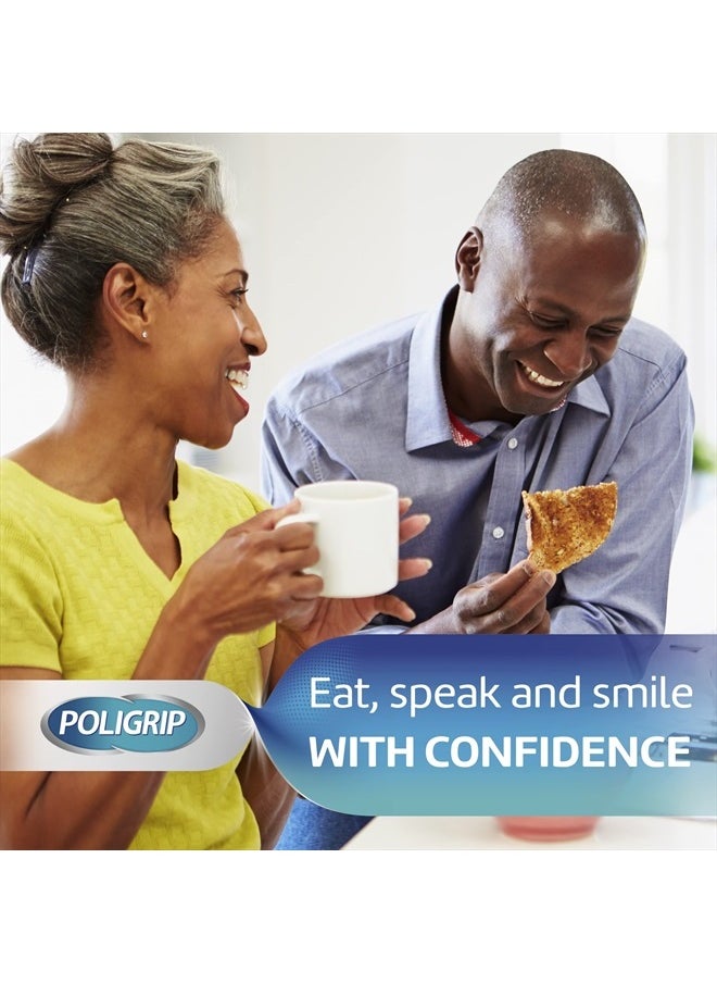 Poligrip - Denture Adhesive Cream, False Teeth and Partials Fixative, Ultra, 40 g - Image 1