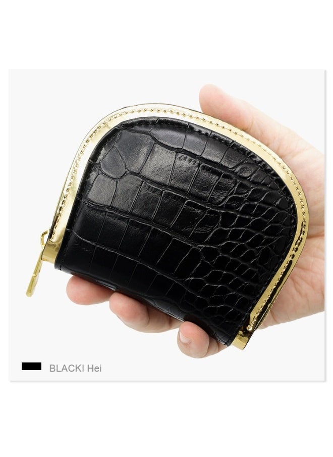 NIBEMINENT Women's Card Bag Vintage Stone Organ Card Bag Large Capacity Multi-slot Card Bag Zipper Bag Clutch Bag  - Image 3