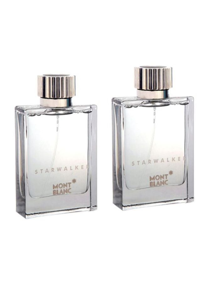 MONTBLANC Pack Of 2 Starwalker EDT 75ml - Image 1