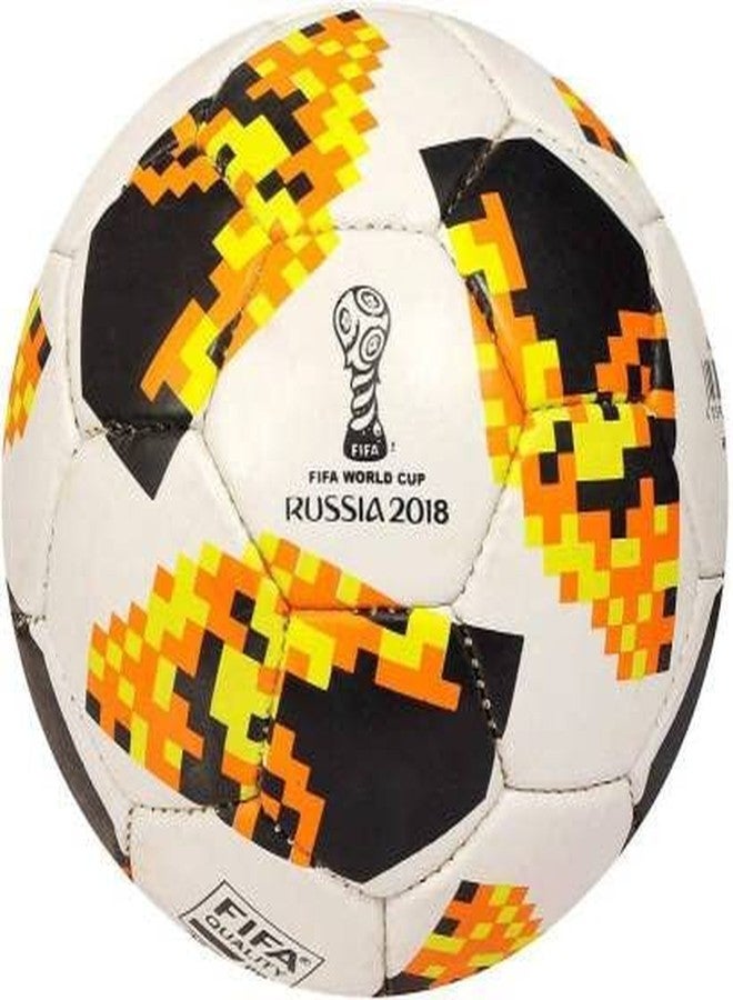 WIKIGO Orange Telestar World Cup 2018 Football - Size: 5 (Pack of 1, Multicolor) - Image 2