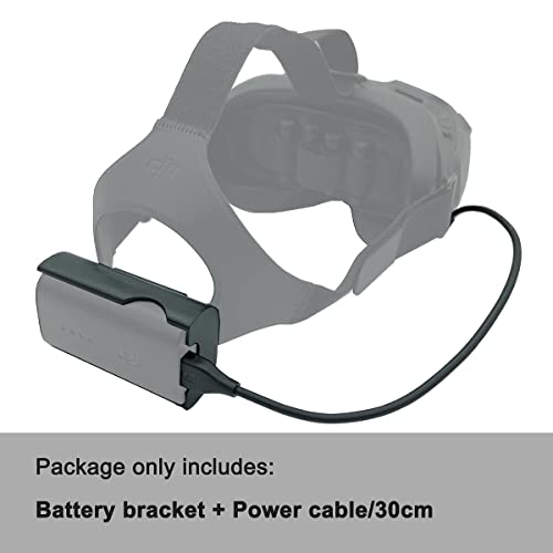 JCHPINE FPV Goggles V2 Battery Bracket Holder and Power Cable Compatible with DJI FPV Combo Goggles V2 Battery Recharging Wire Accessories - Image 3