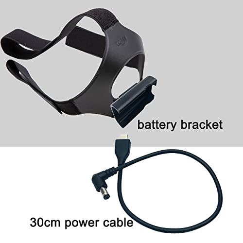 JCHPINE FPV Goggles V2 Battery Bracket Holder and Power Cable Compatible with DJI FPV Combo Goggles V2 Battery Recharging Wire Accessories - Image 4