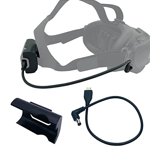 JCHPINE FPV Goggles V2 Battery Bracket Holder and Power Cable Compatible with DJI FPV Combo Goggles V2 Battery Recharging Wire Accessories - Image 5