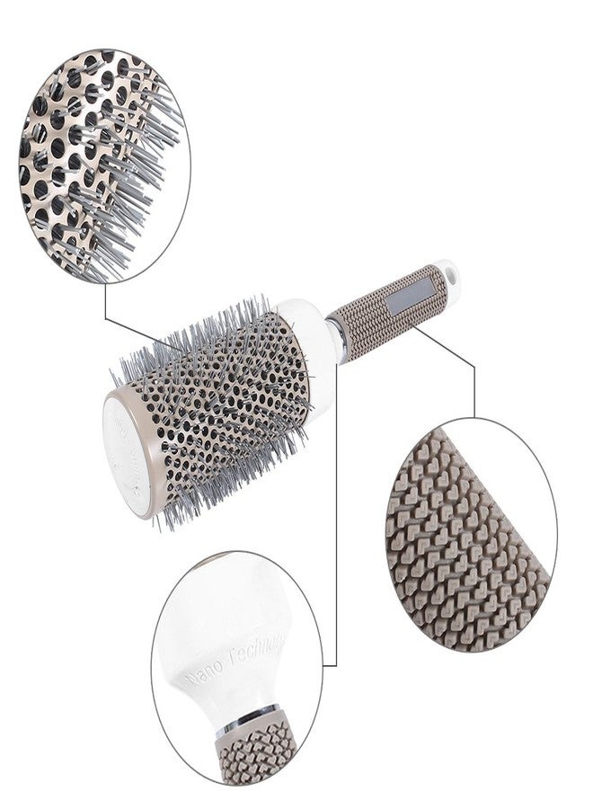 Bewinner Round Hair Brush, Ionic Thermal Hair Brush Detangling Hair Comb for Men or Women Hair Blow Drying Curling Styling Set of 5 Sizes (32mm) - Image 5