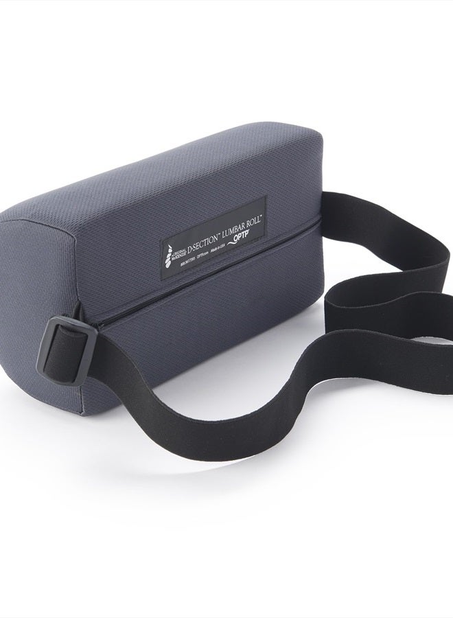 OPTP The Original McKenzie D-Section Lumbar Roll – USA-Made Low Back Lumbar Support Pillow for Office, Back Pillow for Car and Travel. The Preferred Lumbar Pillow of Physical Therapists.  - Image 1