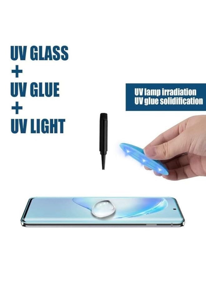 Generic - UV Full Curved Edge Tempered Glass Shield Easy Install Kit for Tecno Spark 20 Pro Plus - Image 1