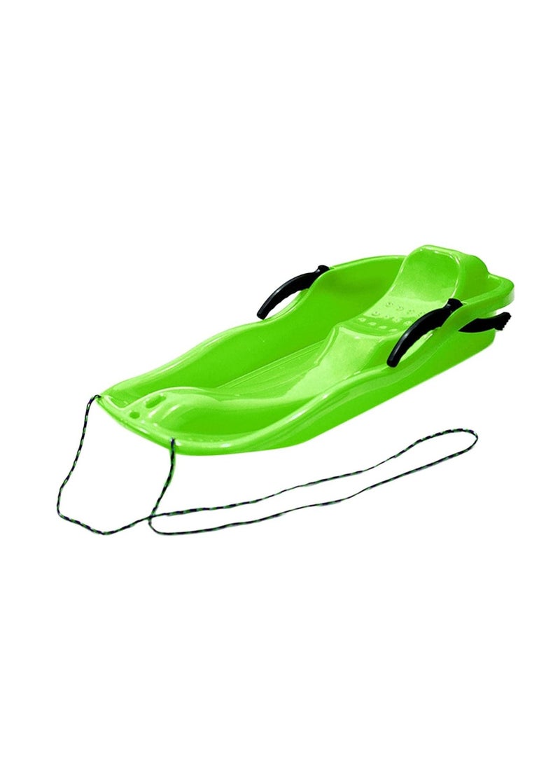 BLOOMING TIME Adaptive Outdoor Adventure Green Plastic Skiing Board for Snow Grass and Sand - Image 1