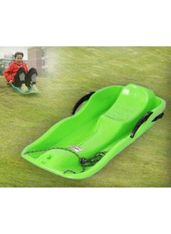 BLOOMING TIME Adaptive Outdoor Adventure Green Plastic Skiing Board for Snow Grass and Sand  - Image 3