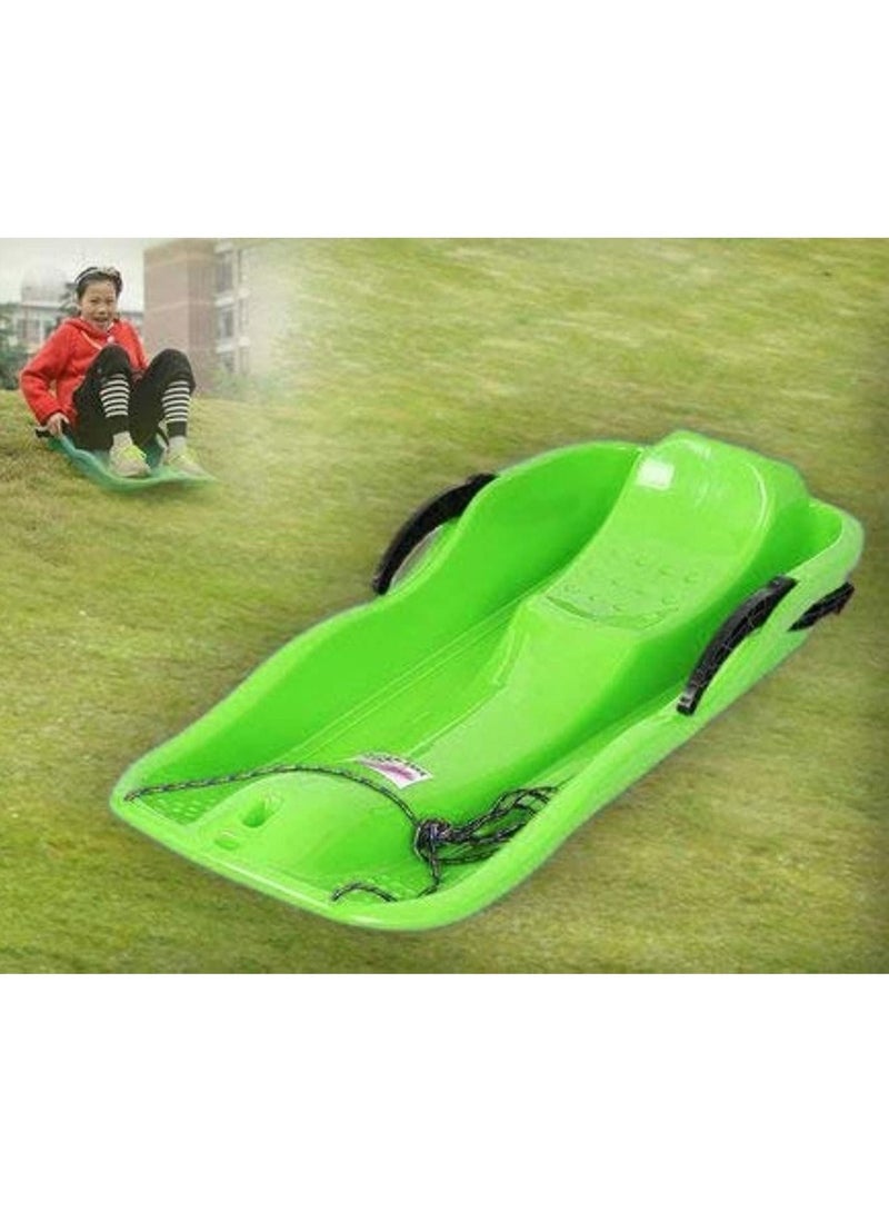 BLOOMING TIME Adaptive Outdoor Adventure Green Plastic Skiing Board for Snow Grass and Sand - Image 3