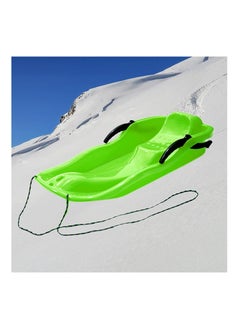 BLOOMING TIME Adaptive Outdoor Adventure Green Plastic Skiing Board for Snow Grass and Sand  - Image 4