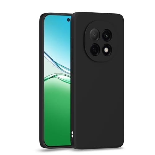Pikkme Back Cover for Oppo F29 5G | Slim Soft Matte Silicone Cover with Camera Protection & Shockproof Bumper Case (Black) - Image 1