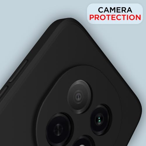 Pikkme Back Cover for Oppo F29 5G | Slim Soft Matte Silicone Cover with Camera Protection & Shockproof Bumper Case (Black) - Image 5