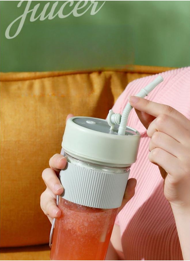 WAOKN - Portable Blender, Home Blender Juicer (350ml), Milkshake Blender Portable Blender Personal Blender Portable Electric Juicer Kettle Bottle for Shakes,Portable USB Blender Smoothie maker - Image 1