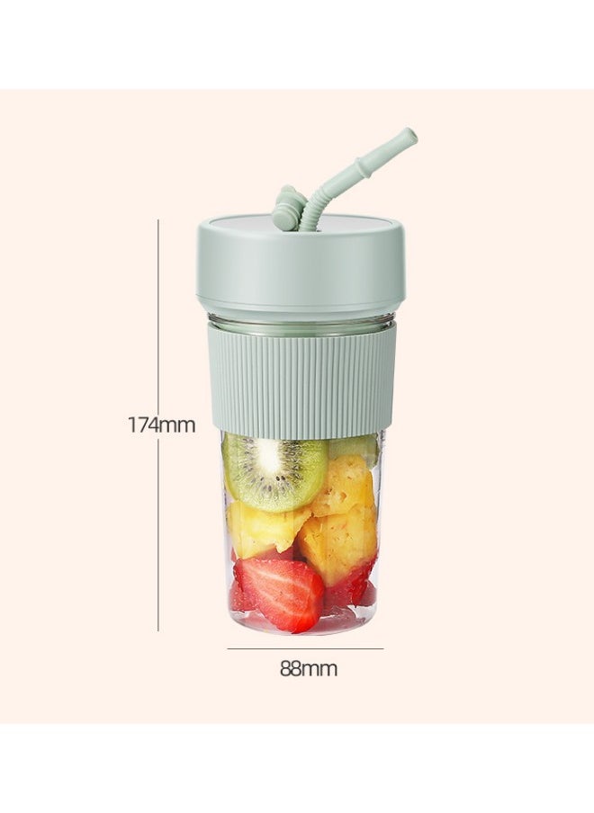 WAOKN - Portable Blender, Home Blender Juicer (350ml), Milkshake Blender Portable Blender Personal Blender Portable Electric Juicer Kettle Bottle for Shakes,Portable USB Blender Smoothie maker - Image 1