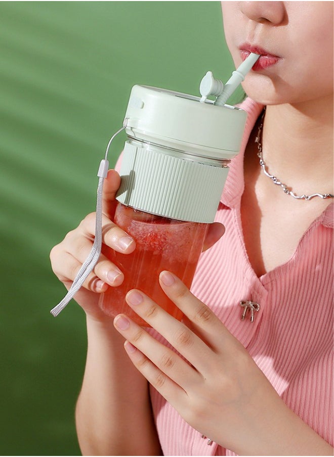 WAOKN - Portable Blender, Home Blender Juicer (350ml), Milkshake Blender Portable Blender Personal Blender Portable Electric Juicer Kettle Bottle for Shakes,Portable USB Blender Smoothie maker - Image 1