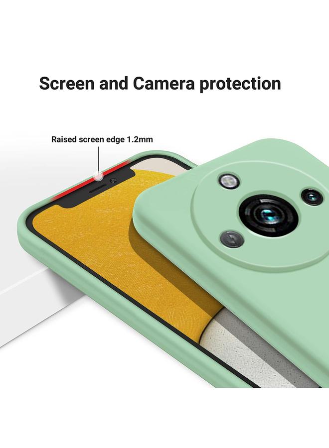 اس-توب جراب لهاتف Realme 11 Pro / 11 Pro+ جراب هاتف مقاوم للصدمات من السيليكون السائل بلون نقي - Image 3