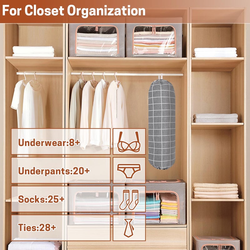 Swisselite 2Pcs Plastic Bag Holder  Reusable Plastic Bag Organizer Wall Mount  Large Grocery Bag Storage Dispenser  22X9 In - Image 5