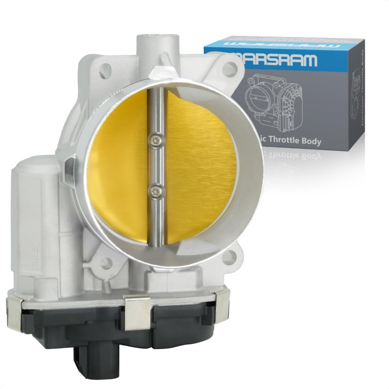 جسم الخانق الإلكتروني Marsram مناسب لسيارات شيفروليه سيلفرادو 2006-2008، سوبربان، إكسبريس، أفالانش، جي إم سي يوكون، إنفوي، سافانا، كاديلاك إسكاليد، ساب، هامر، بويك 48536062L OE 12580760 12679524