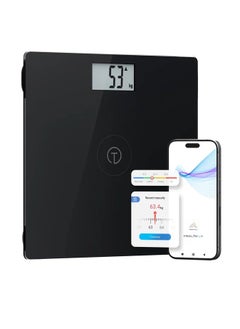 Titan Electronics T Electronics Smart Digital Bathroom Scale for Body Weight 500lbs - Weighing Scale Machine with New Baby Mode - Essential for Weight Balance - Black  - Image 1