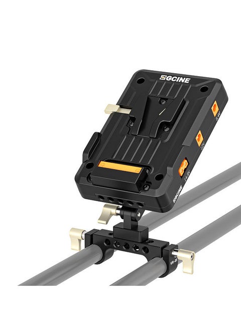 ZGCINE VM-VP1 Kit 2 V Mount Battery Plate V Lock Battery Adapter Plate Support Type-C PD Fast Charging / USB-A/ 14.8V D-TAP/ 12V DC/ 8.4V DC Multiple Outputs