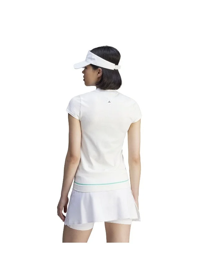 Adidas WHITE Mccartney Golf Polo Shirt for Women | Best Price UAE