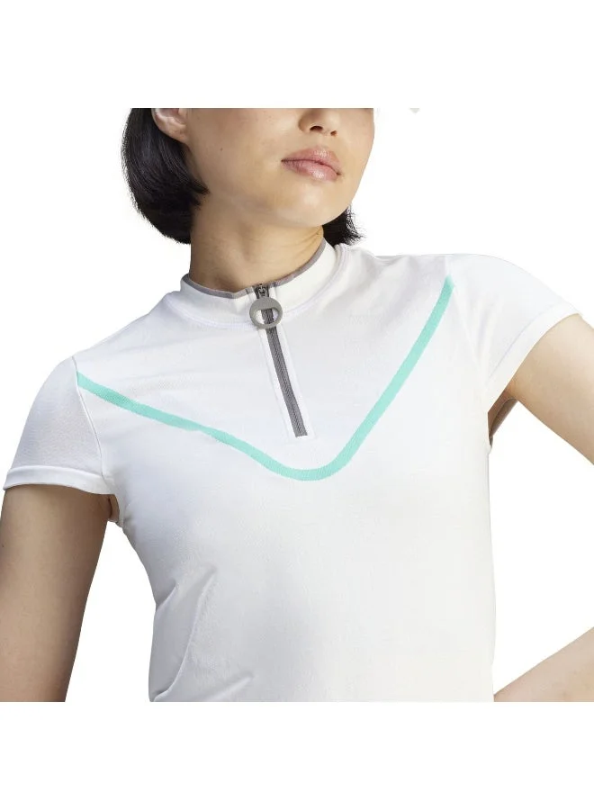 Adidas WHITE Mccartney Golf Polo Shirt for Women | Best Price UAE