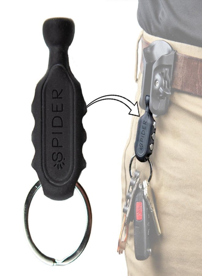 Spider Tool Holster - Key Fob - Rubber Insert for Spider Tool Holster + Metal King Ring with Built-in Holes for Spare Driver bits! - Image 1