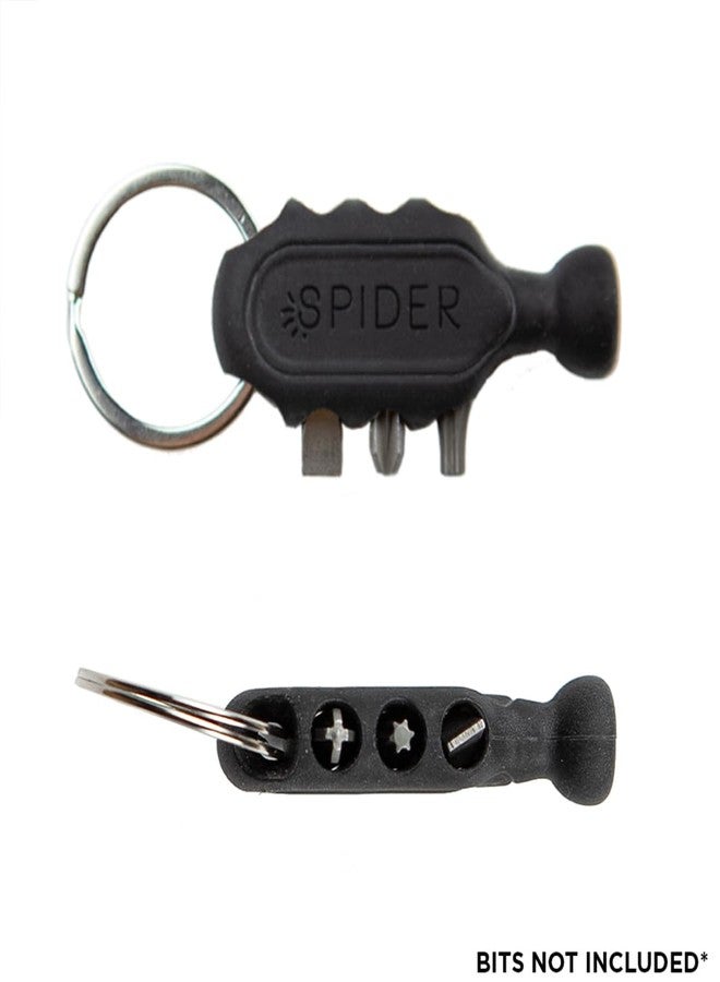 Spider Tool Holster - Key Fob - Rubber Insert for Spider Tool Holster + Metal King Ring with Built-in Holes for Spare Driver bits! - Image 5