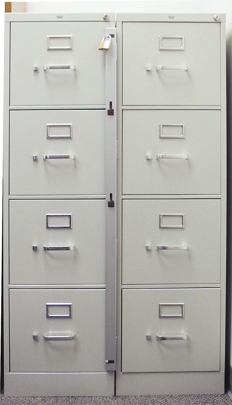 ABUS File Bar 12" Length for 1 Drawer, Gray - Image 3