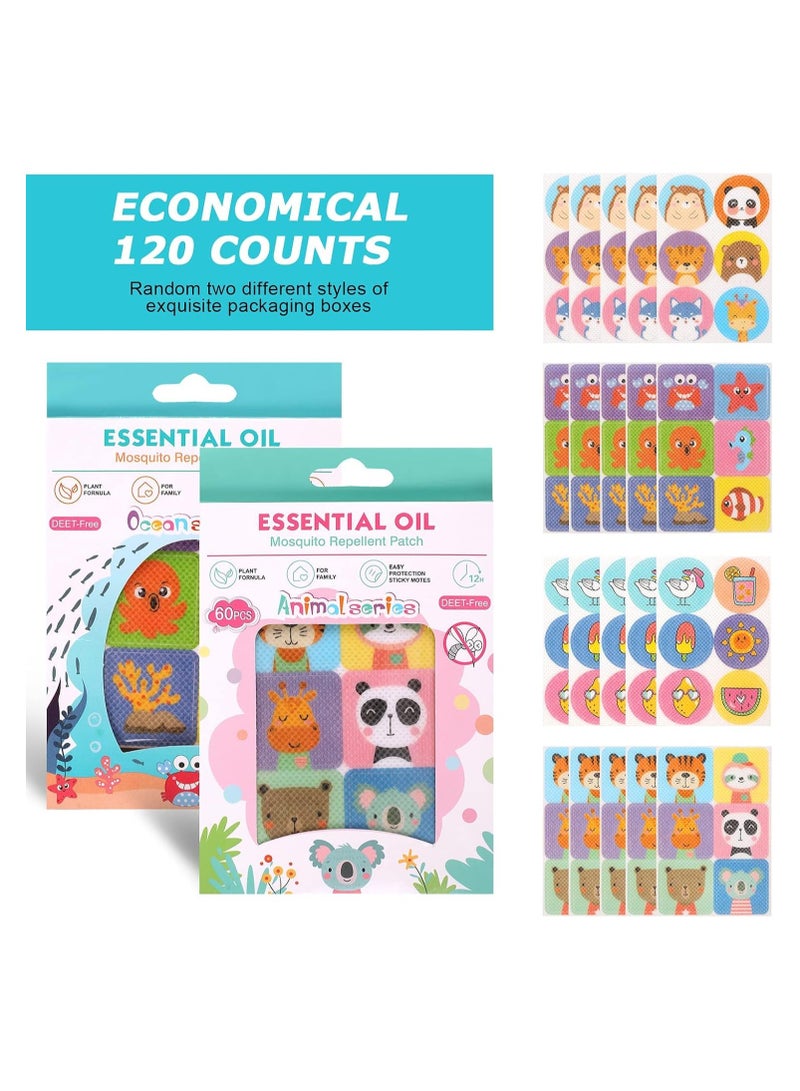 Dubkart Mosquito Repellent Stickers, 120 Counts Mosquito Patches Stickers for Kids Adult, Natural Pure Essential Oil for Kids Children Adults Camping Travel Outdoors and Home - Image 4
