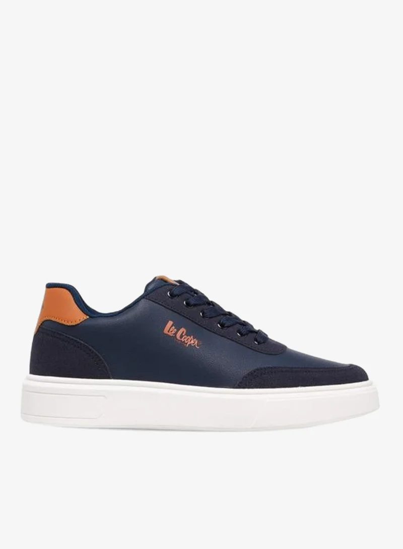 Lee Cooper Men'S Solid Lace-Up Sneakers