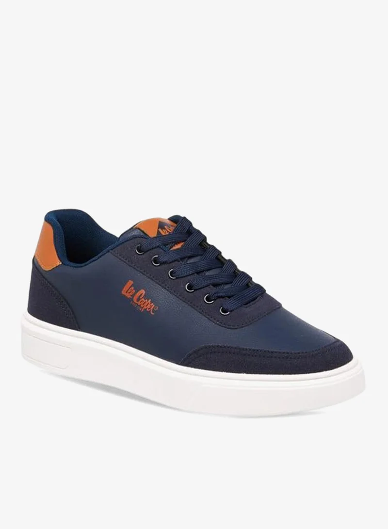 Lee Cooper Men'S Solid Lace-Up Sneakers