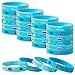 OSNIE 24Pcs Gone Fishing Themed Party Favors Silicone Bracelets NonToxic Hypoallergenic Lightweight Stretch Rubber - Image 2