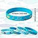 OSNIE 24Pcs Gone Fishing Themed Party Favors Silicone Bracelets NonToxic Hypoallergenic Lightweight Stretch Rubber - Image 4