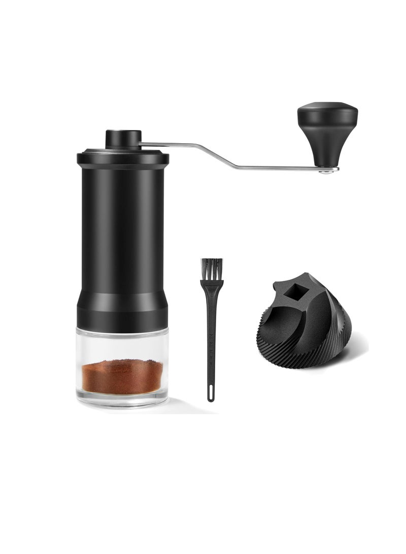Lezonic Manual Coffee Grinder, Adjustable Coarseness, Ceramic Grinding, Portable Coffee Grinder Manual for Aeropress, Hand Pour, French Press, Espresso - Image 1