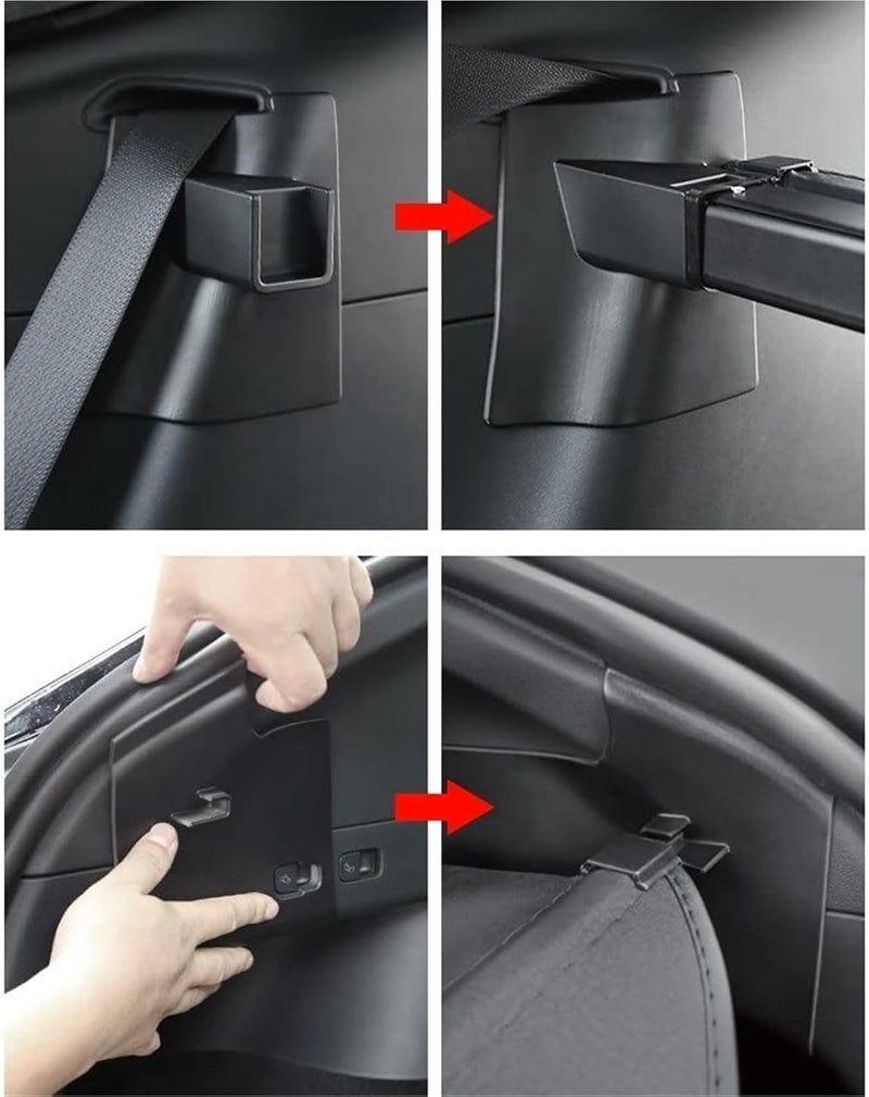Vuzmode Car Rear Cargo Cover for Tesla Model Y - Image 2