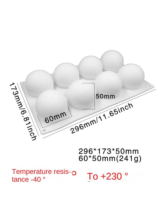 الأزرق جي دبليو الفاكهة موس سيليكون قالب كعكة DIY على شكل فواكه خبز على الطراز الفرنسي Qifeng قالب الحلوى - Image 1