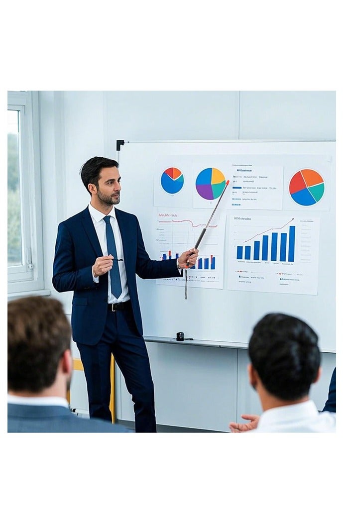 2 PCS Handheld Presenter ClassroomWhiteboard Pointer，Retractable Pointer, Pointer Telescoping Pointer Stick for Classroom Presentation Pointer Teacher Pointer Stick - Image 4