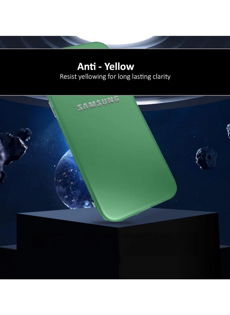 Wtech Translucent Raised Lips Plating Luxury Case Cover For Samsung Galaxy A55 5G 2024 Green  - Image 3